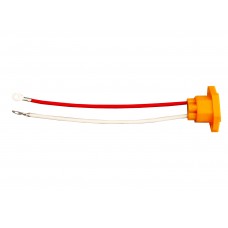 百盾一体充电口带高温线线带铜片方口2.5*20*20 C10